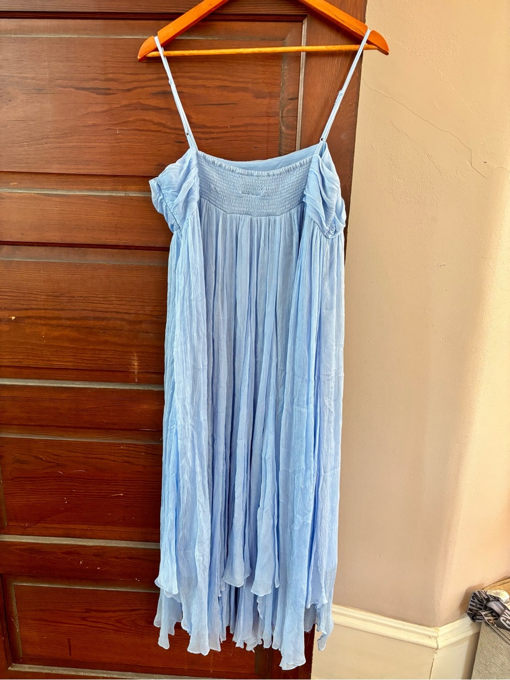 BHLDN Lola Sleeveless Chiffon Midi Dress Size Medium - Picture 6 of 9